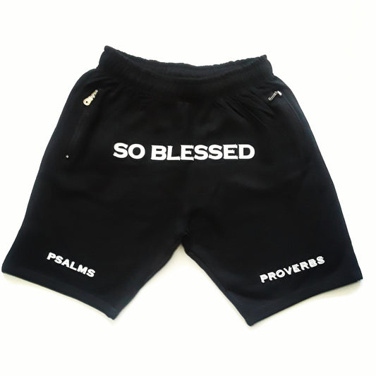 SO BLESSED jogging shorts
